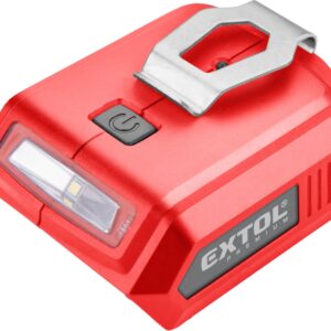 nabíječka aku pro USB zařízení, se světlem, SHARE20V, bez baterie, 5V/2A