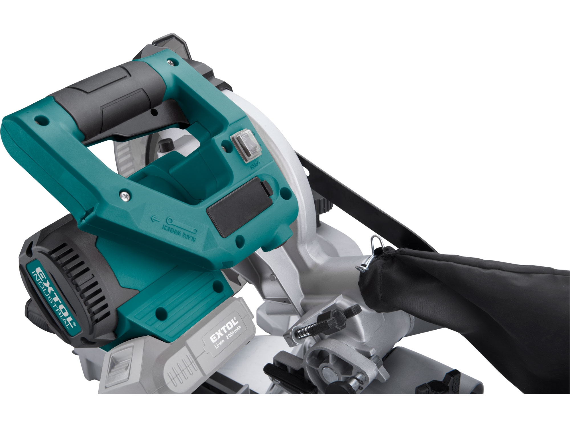 pila pokosová 185mm aku s laserem SHARE20V, BRUSHLESS, 20V Li-ion, bez baterie a nabíječky - Obrázek 15