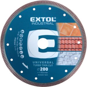 kotouč diamantový řezný, turbo Thin Cut, suché i mokré řezání, O 200x25,4x2mm