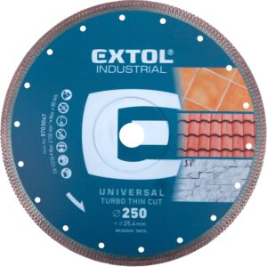 kotouč diamantový řezný, turbo Thin Cut, suché i mokré řezání, O 250x25,4x2mm