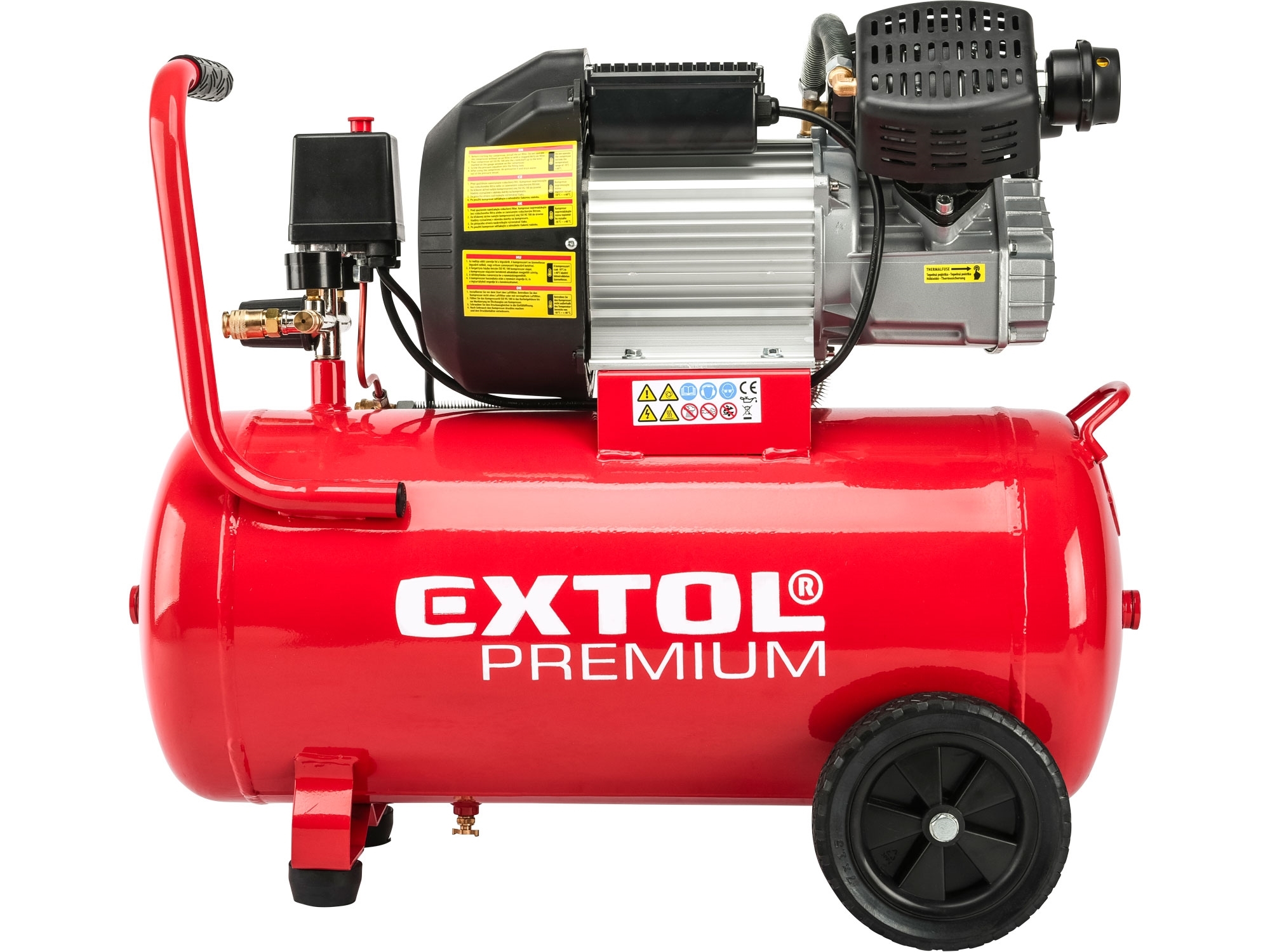 POŠK. OBAL kompresor olejový, 2200W, 50l - Obrázek 2