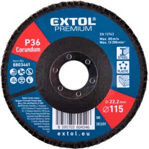 kotouč lamelový šikmý korundový, O115mm, P36