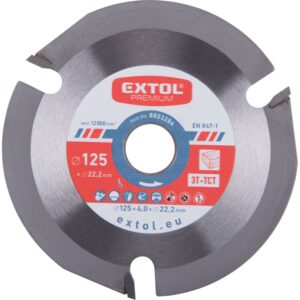 kotouč řezný/frézovací s SK plátky, O125x4,0x22,2mm, 3T