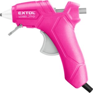 POŠK. OBAL pistole tavná lepící, O7,2mm, 25W, růžová