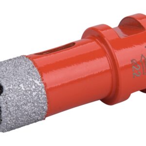 korunka vykružovací diamantová, O 22mm, závit M14