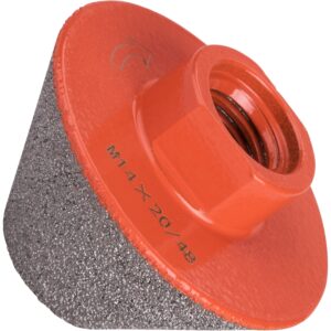 korunka brusná diamantová-komolý kužel, O 20-48mm, závit M14