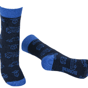 BENNONKY Car Socks blue