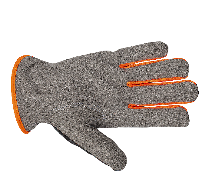 CARPOS Gloves grey/orange - Obrázek 3
