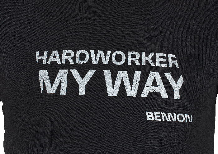 HARDWORKER T-Shirt grey - Obrázek 3