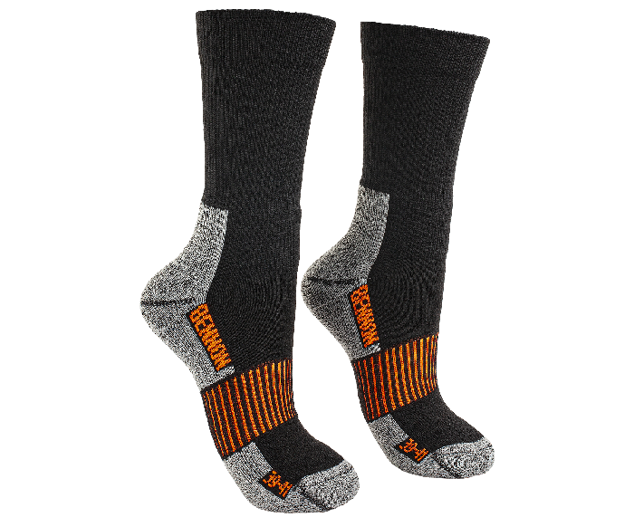 MERINO TREK Sock black - Obrázek 2