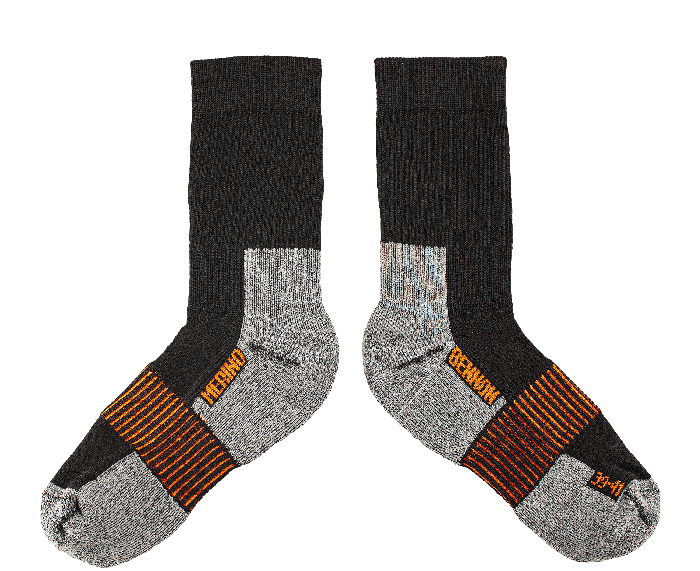 MERINO TREK Sock black - Obrázek 4