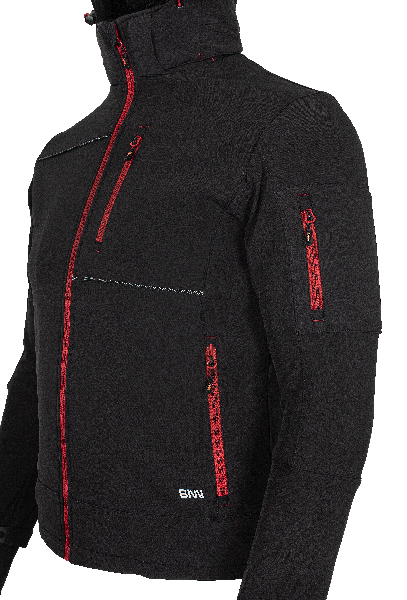 RUFUS Jacket black/red - Obrázek 13