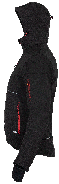 RUFUS Jacket black/red - Obrázek 16