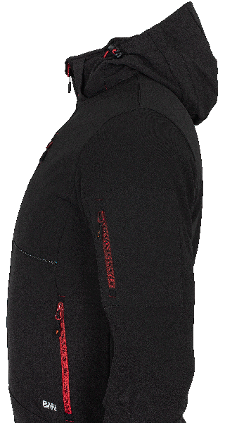 RUFUS Jacket black/red - Obrázek 2