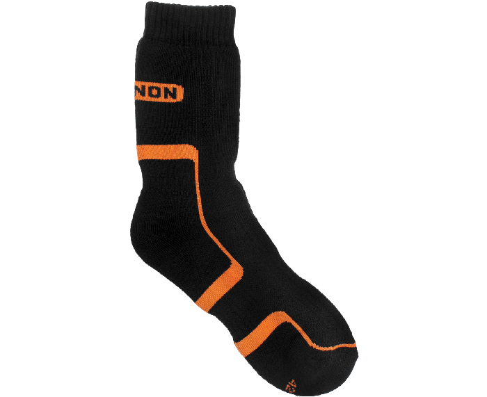 TREK SOCK Black-orange - Obrázek 3
