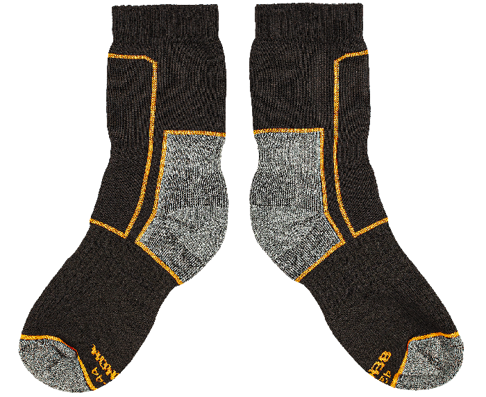 TREK Sock black/orange - Obrázek 4