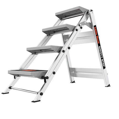 Safety Step 4 bez madla, 4 schůdky, plošina ve výšce 89 cm - Obrázek 2