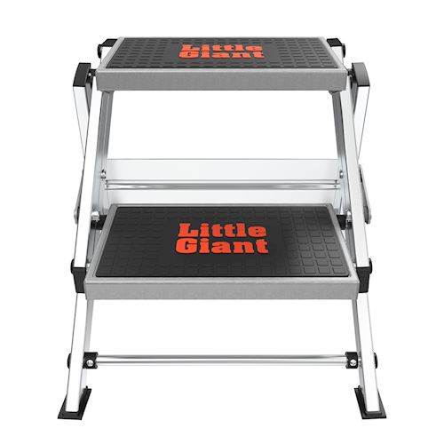 Safety Step 2 bez madla, 2 schůdky, plošina ve výšce 46 cm - Obrázek 3