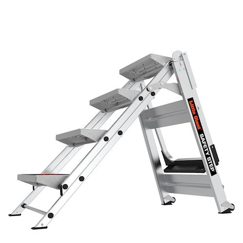 Safety Step 4, 4 schůdky, plošina ve výšce 89 cm - Obrázek 2