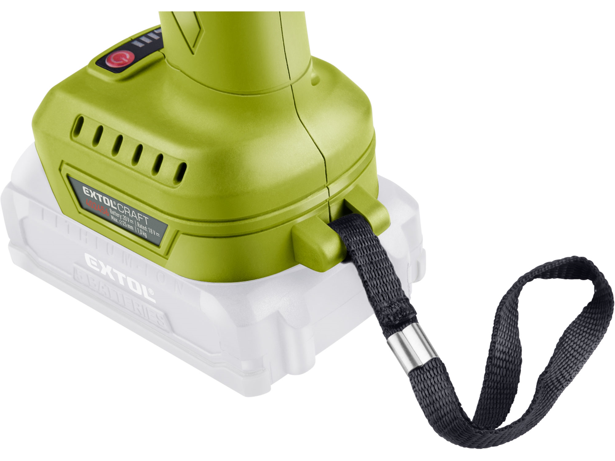 nůžky zahradnické aku, BRUSHLESS, 20V Li-ion, bez baterie a nabíječky - Obrázek 7