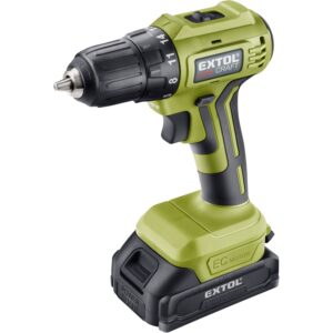 vrtací šroubovák aku, BRUSHLESS, 20V Li-ion, 2×2Ah