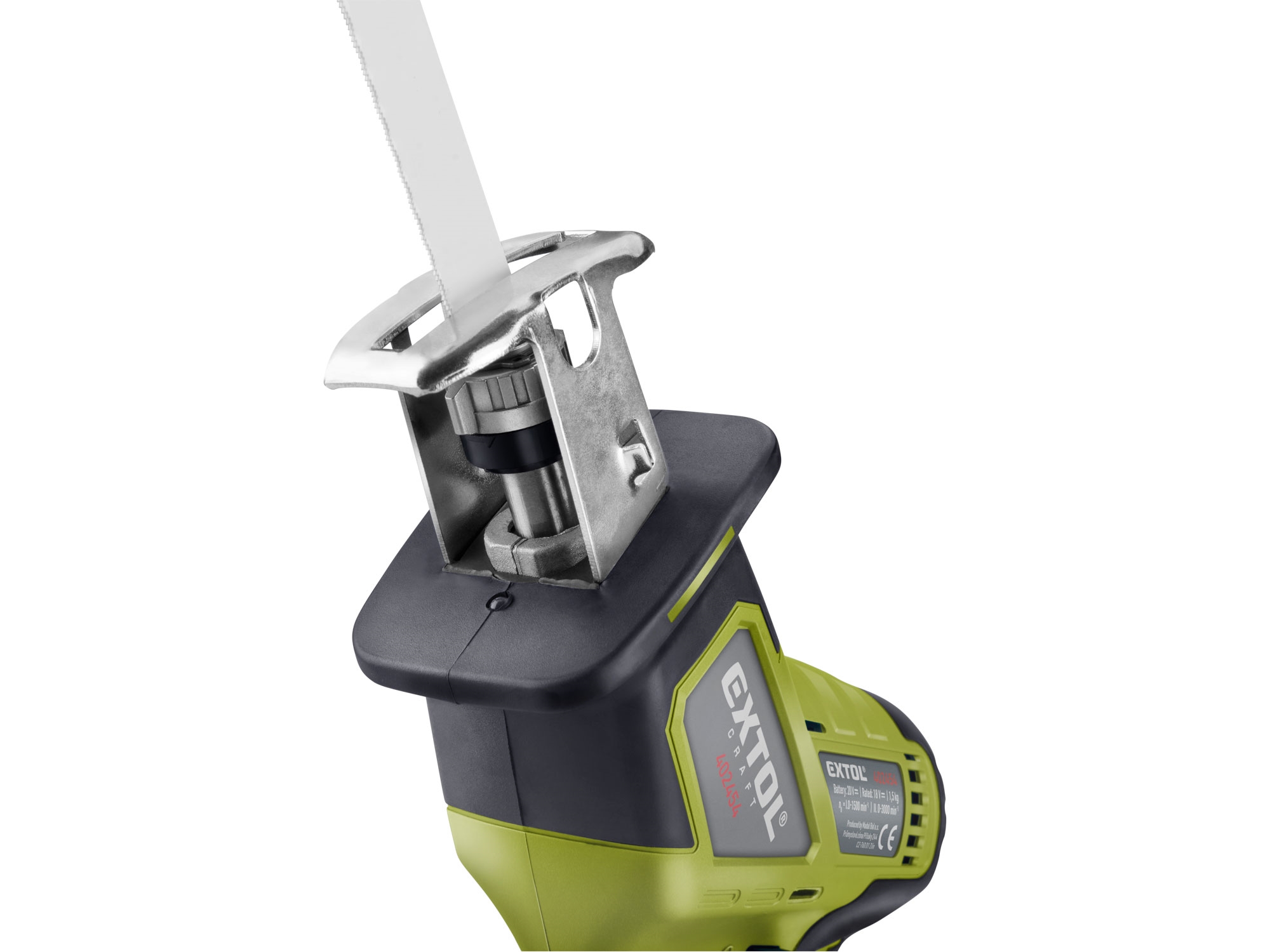 pila ocaska jednoruční aku, BRUSHLESS, 20V Li-ion, 2Ah - Obrázek 4