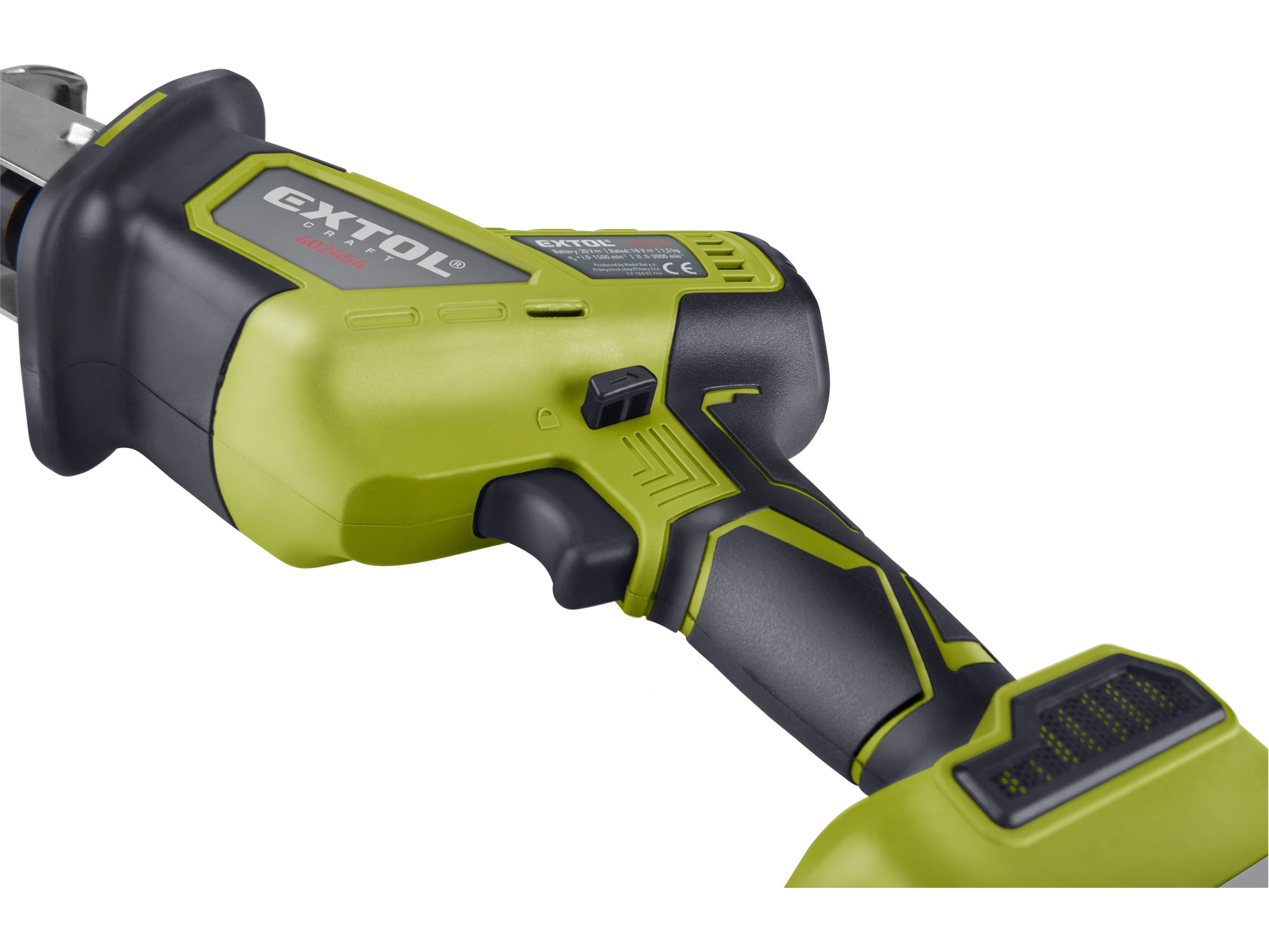 pila ocaska jednoruční aku, BRUSHLESS, 20V Li-ion, bez baterie a nabíječky - Obrázek 6
