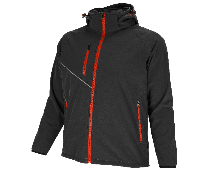FORCE Jacket black/red