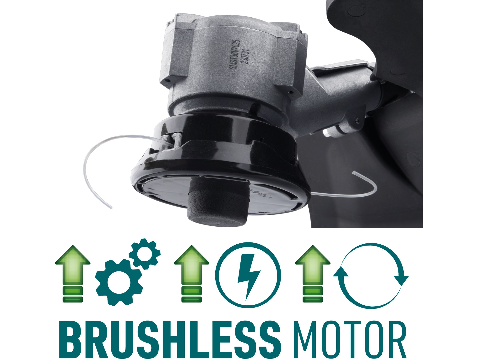 křovinořez/sekačka aku, SHARE20V, BRUSHLESS, bez baterie a nabíječky - Obrázek 10