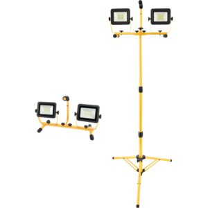 POŠK. OBAL reflektor LED, 2x2700lm, se stojanem 180cm