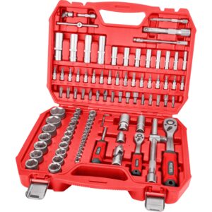 hlavice nástrčné, sada 94ks, 1/4", 1/2", CrV/S2