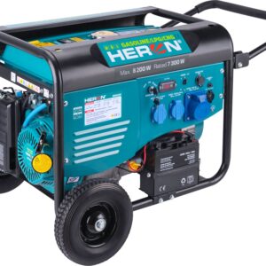 elektrocentrála benzínová a plynová (LPG/NG) 17HP/8,2kW, elektrický start, ATS ready, podvozek