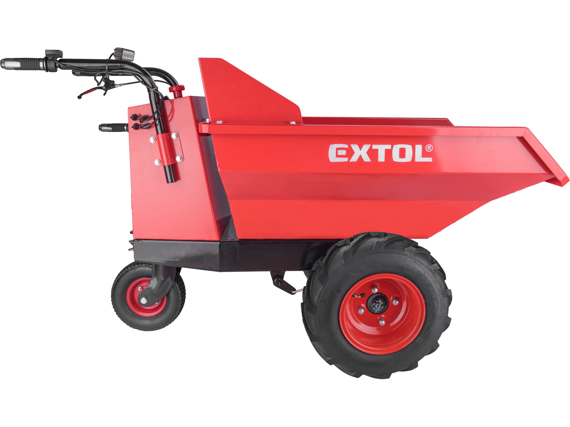 transportér s pojezdem aku, 400kg, 200l, 54V Li-ion, 15Ah - Obrázek 6