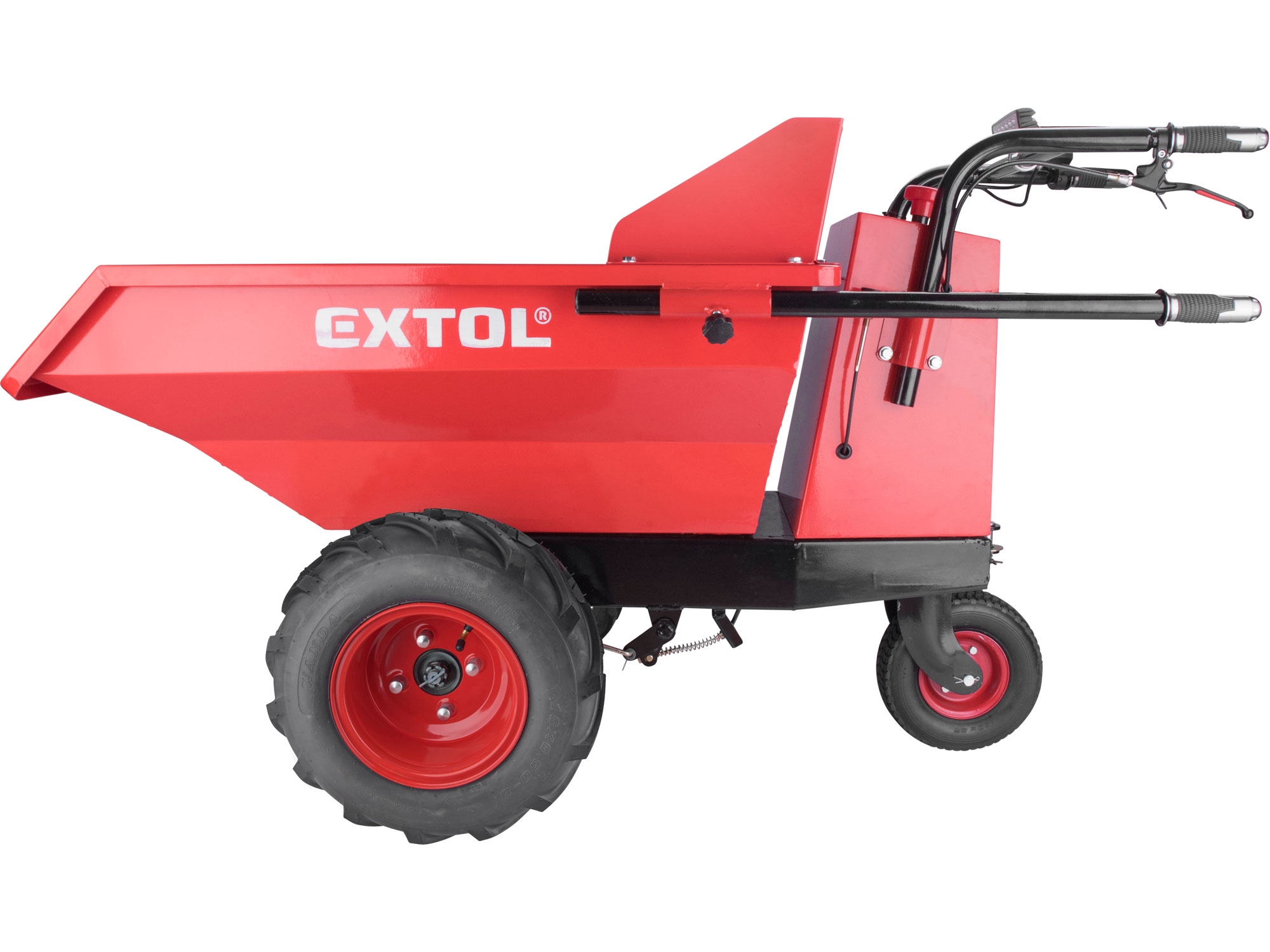 transportér s pojezdem aku, 400kg, 200l, 54V Li-ion, 15Ah - Obrázek 8