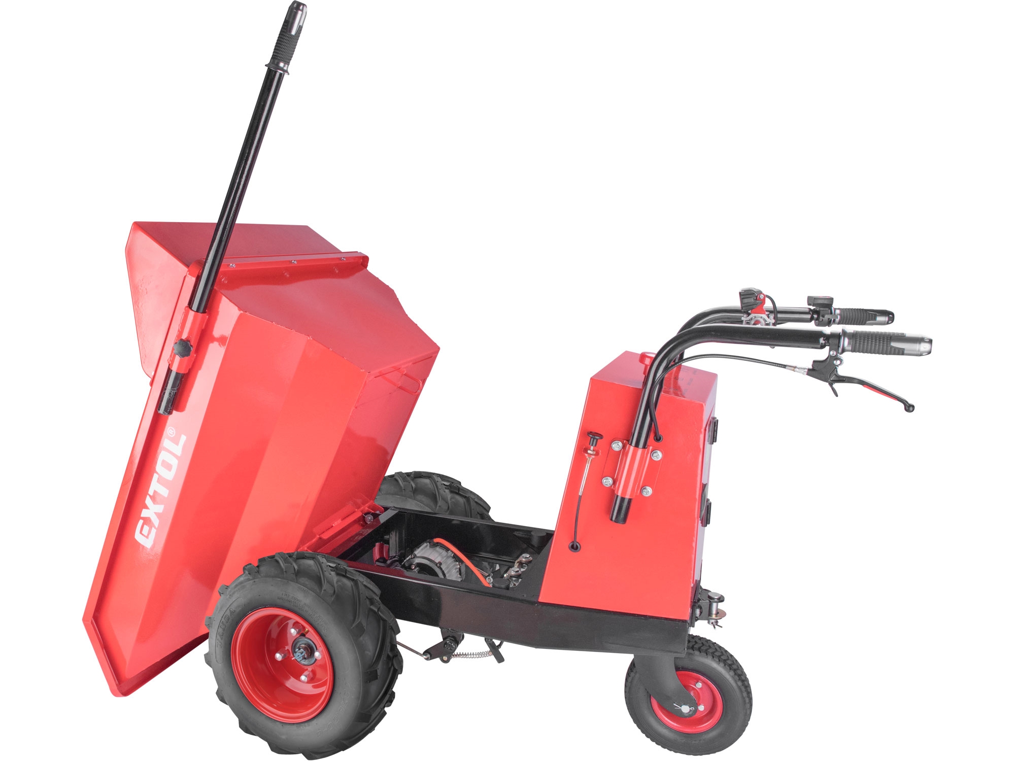 transportér s pojezdem aku, 400kg, 200l, 54V Li-ion, 15Ah - Obrázek 9