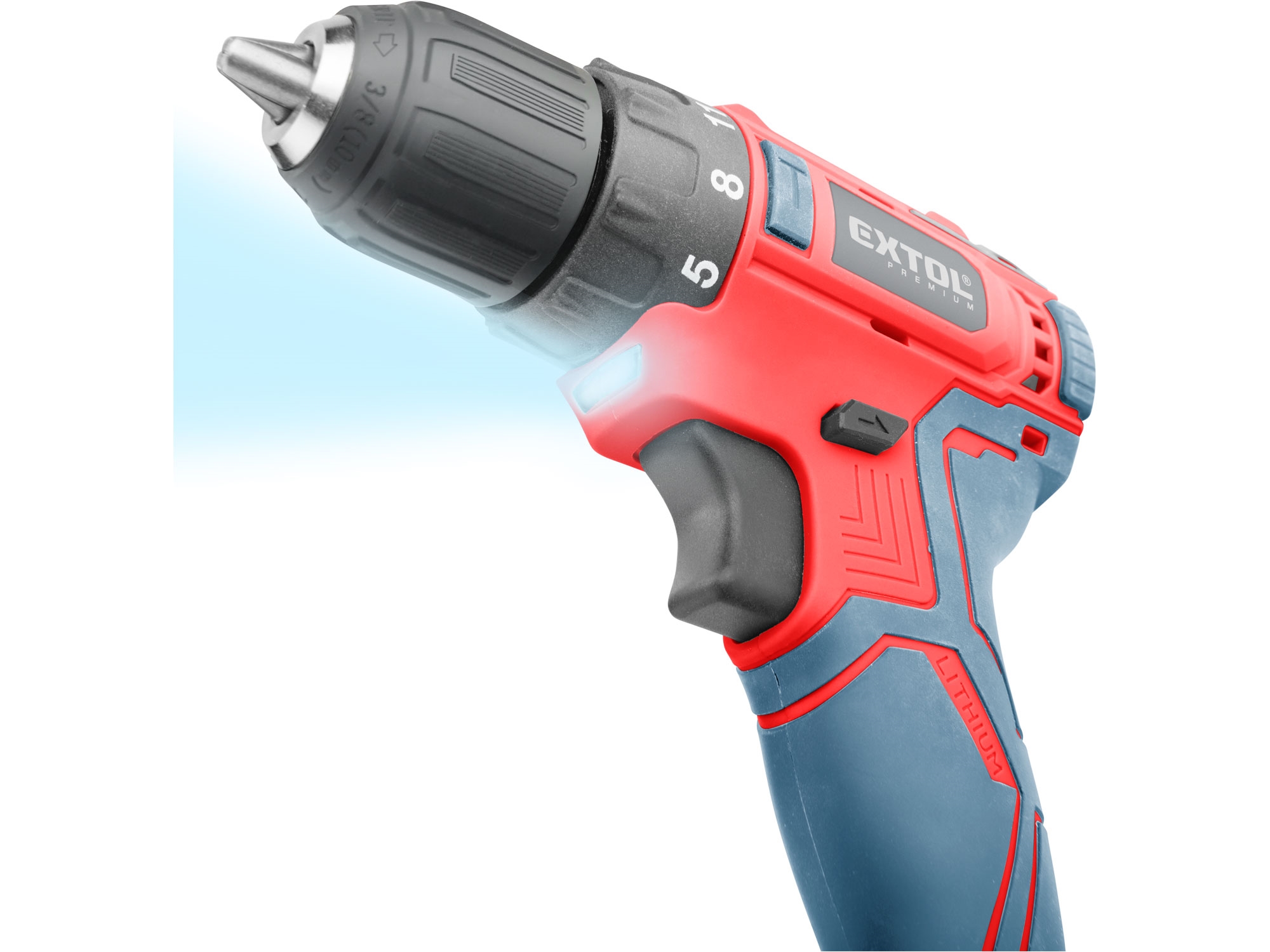 vrtací šroubovák aku, BRUSHLESS, 12V Li-ion, 2Ah - Obrázek 2