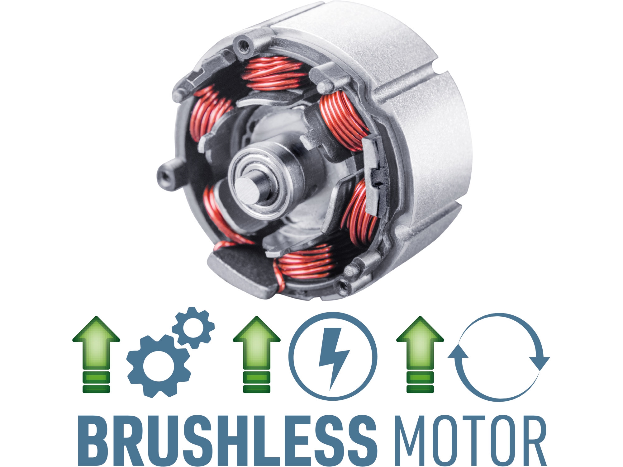 vrtací šroubovák aku, BRUSHLESS, 12V Li-ion, 2Ah - Obrázek 4