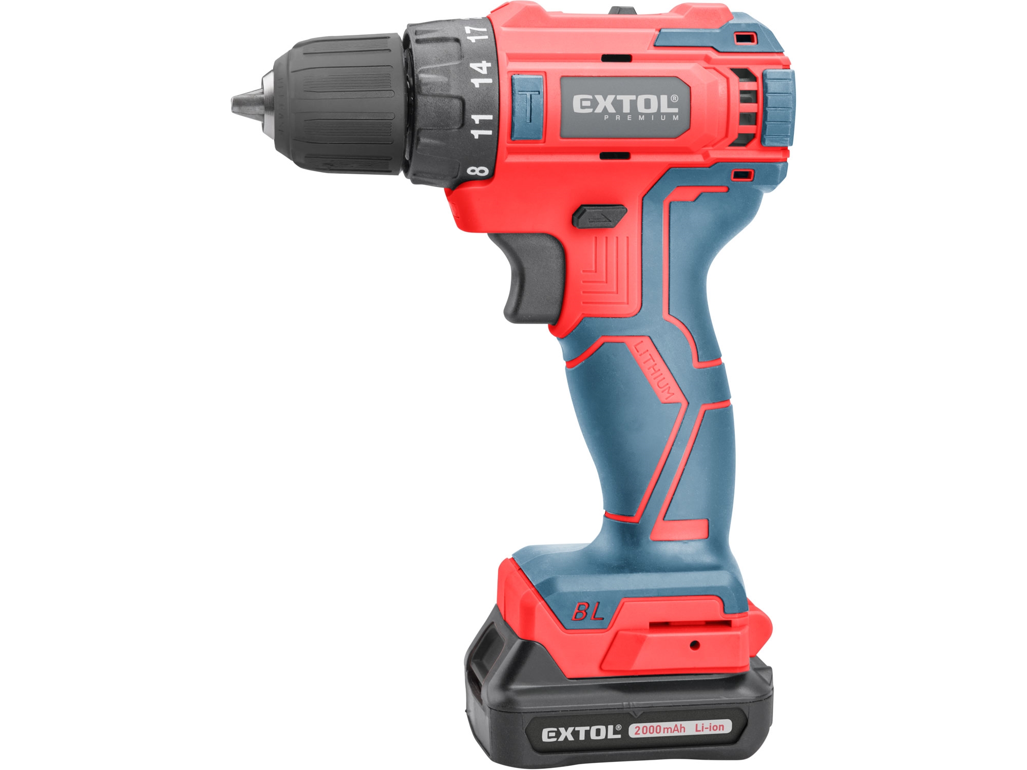 vrtací šroubovák aku, BRUSHLESS, 12V Li-ion, 2Ah - Obrázek 6