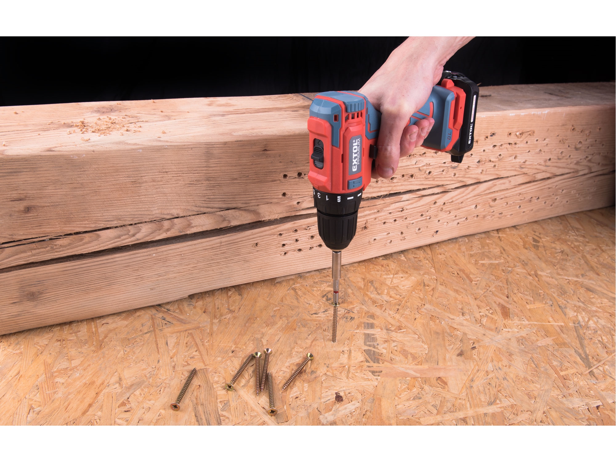 vrtací šroubovák aku, BRUSHLESS, 12V Li-ion, 2Ah - Obrázek 8