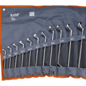 POŠK. OBAL klíče očkové, sada 12ks, 6-32mm, CrV