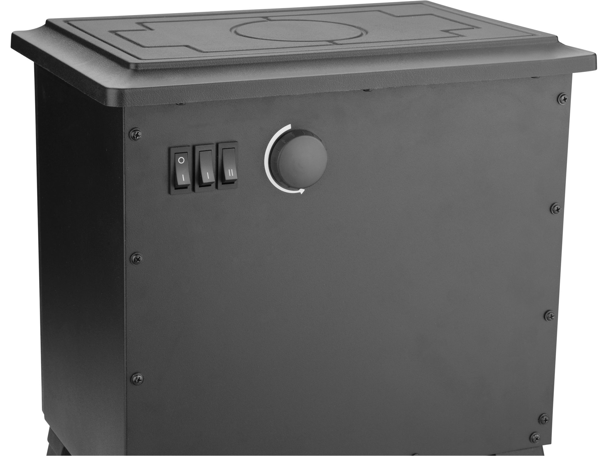 POŠK. OBAL krb elektrický s plápolajícím ohněm LED a topením, 1800W - Obrázek 2