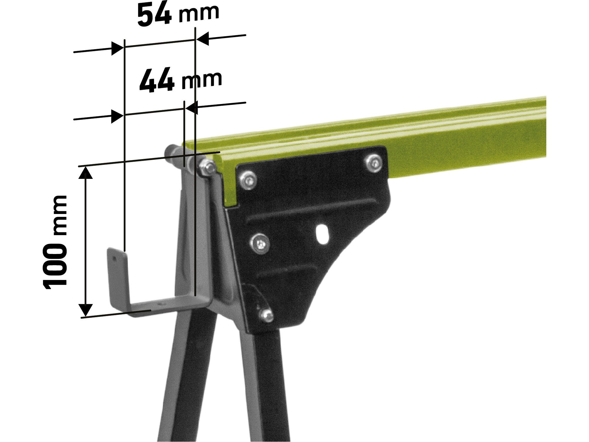 POŠK. OBAL koza stavební skládací 1kus, nosnost 450kg, výška 76,5cm - Obrázek 4