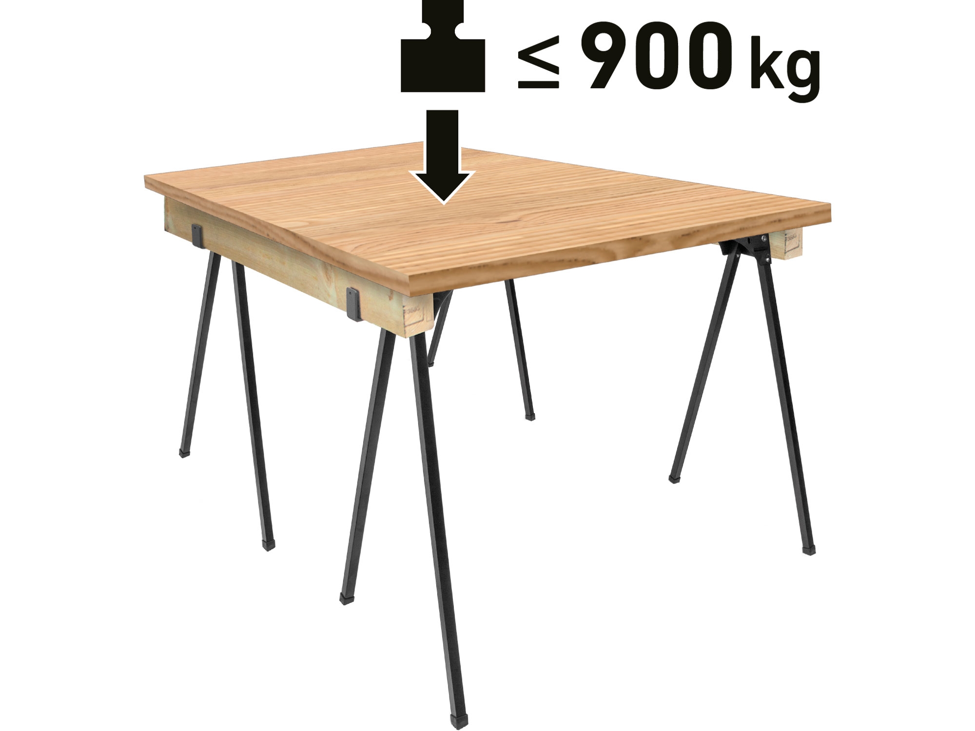 POŠK. OBAL koza stavební skládací 1kus, nosnost 450kg, výška 76,5cm - Obrázek 7