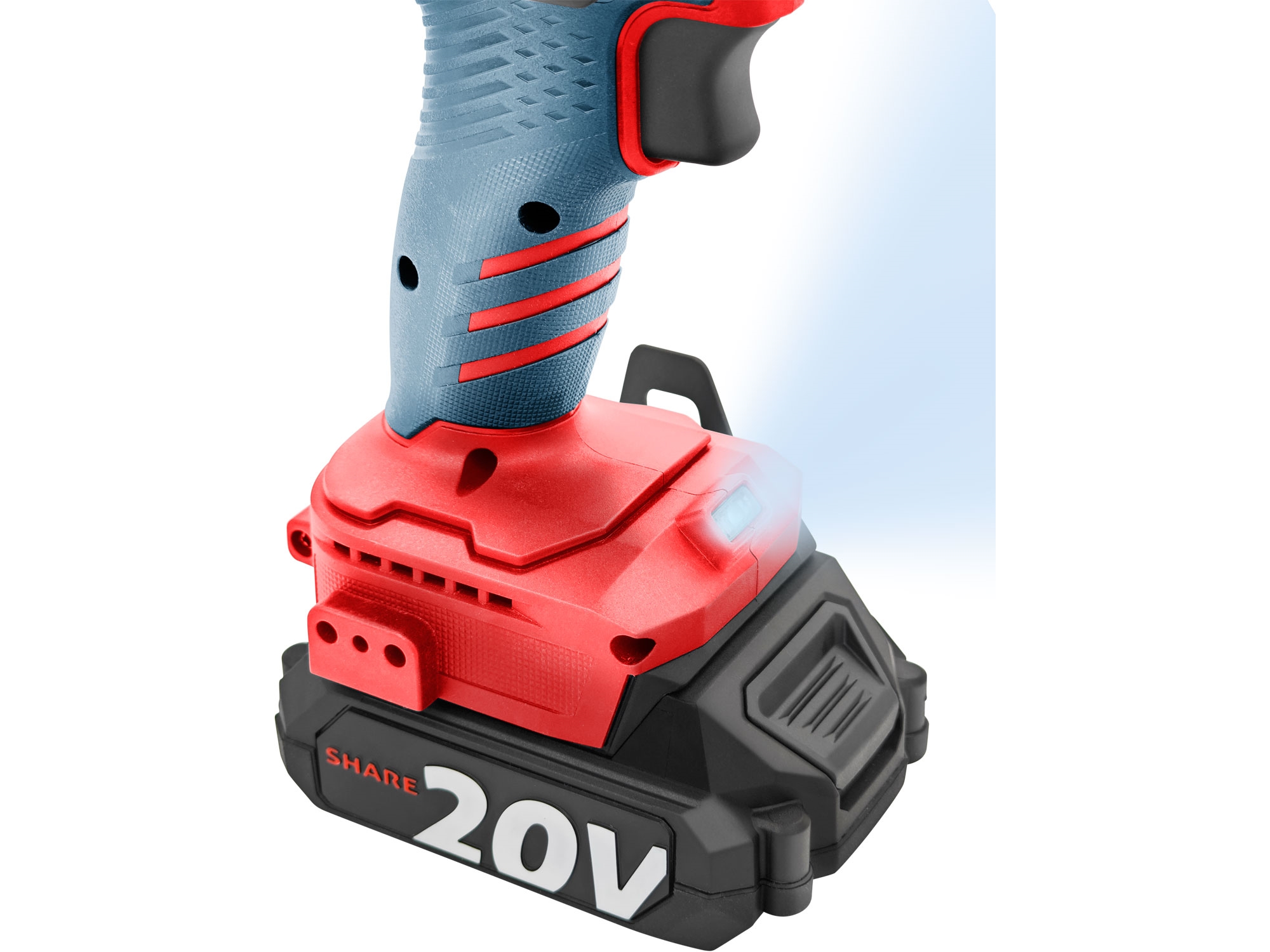 vrtací šroubovák aku s příklepem SHARE20V, BRUSHLESS, 2Ah - Obrázek 4