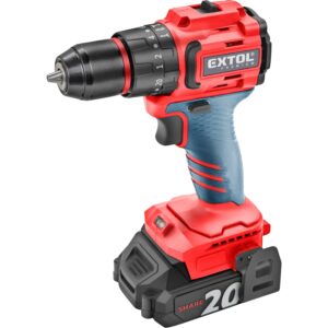 vrtací šroubovák aku s příklepem SHARE20V, BRUSHLESS, 2Ah