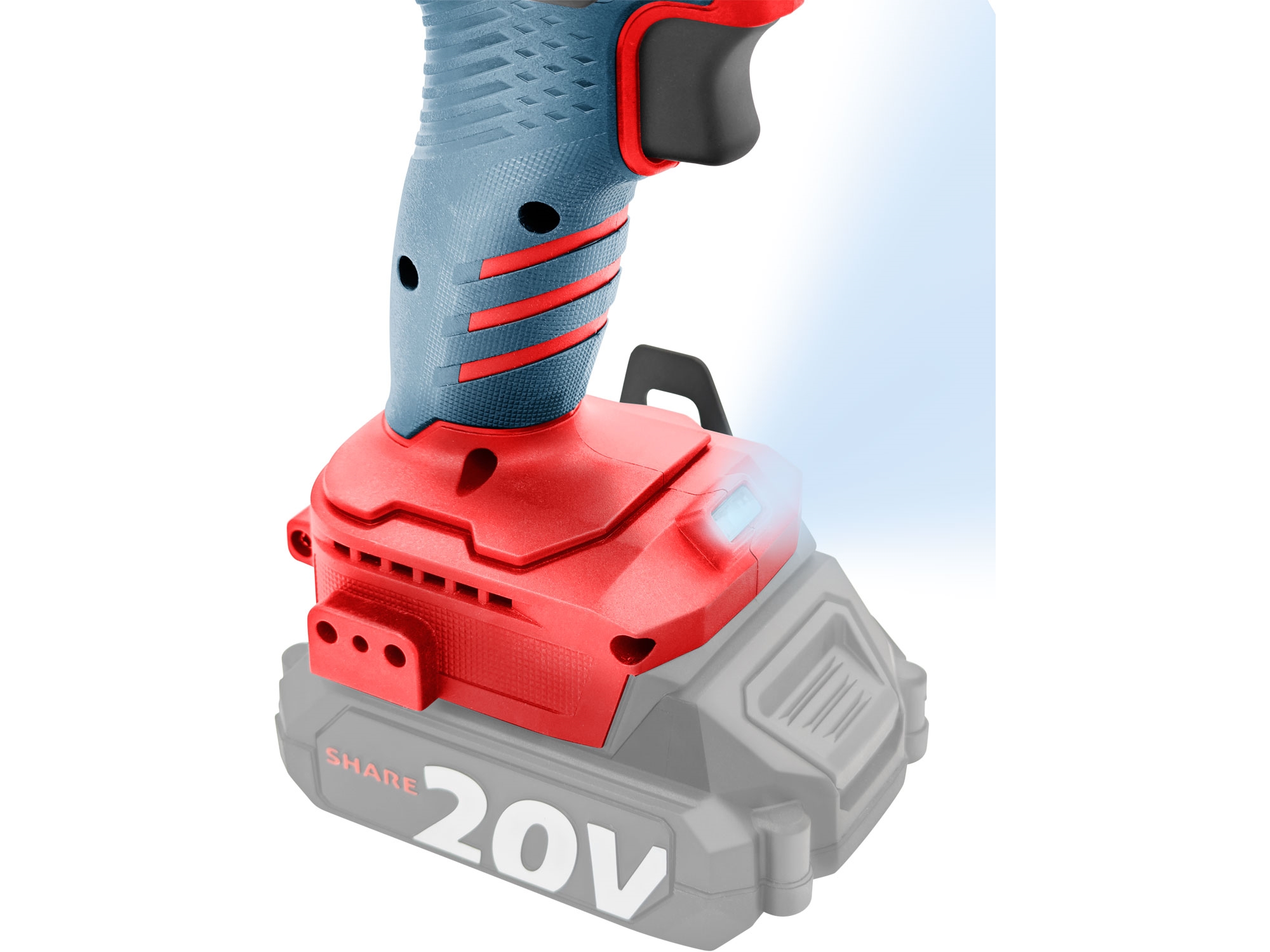 vrtací šroubovák aku s příklepem SHARE20V, BRUSHLESS, bez baterie a nabíječky - Obrázek 4