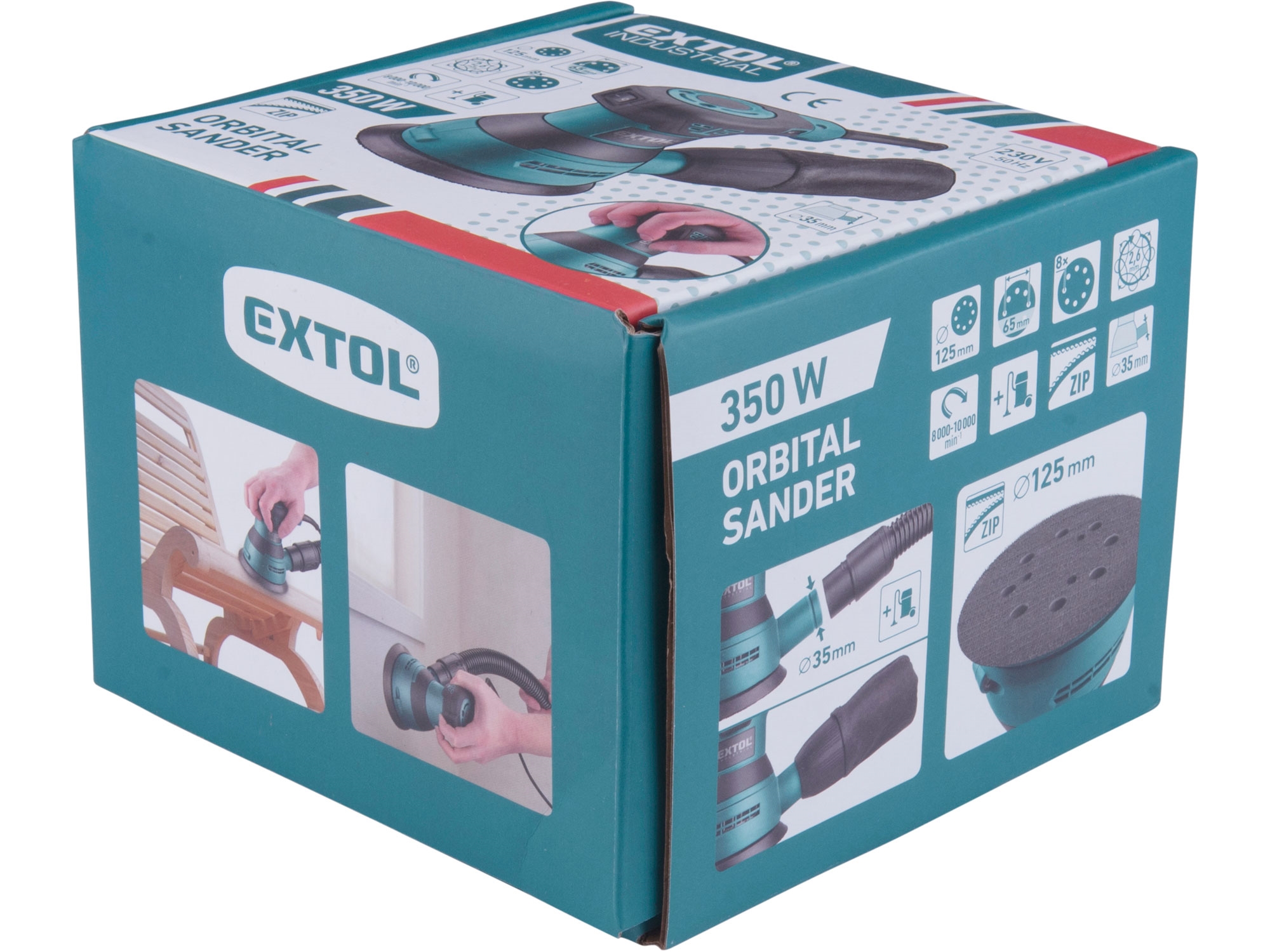 bruska excentrická, jednoruční, 125mm, 350W - Obrázek 10