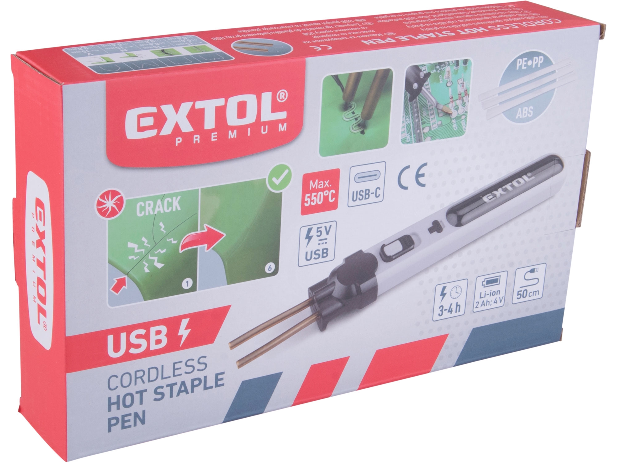 svářečka sponkovací na plasty aku, USB nabíjení - Obrázek 19