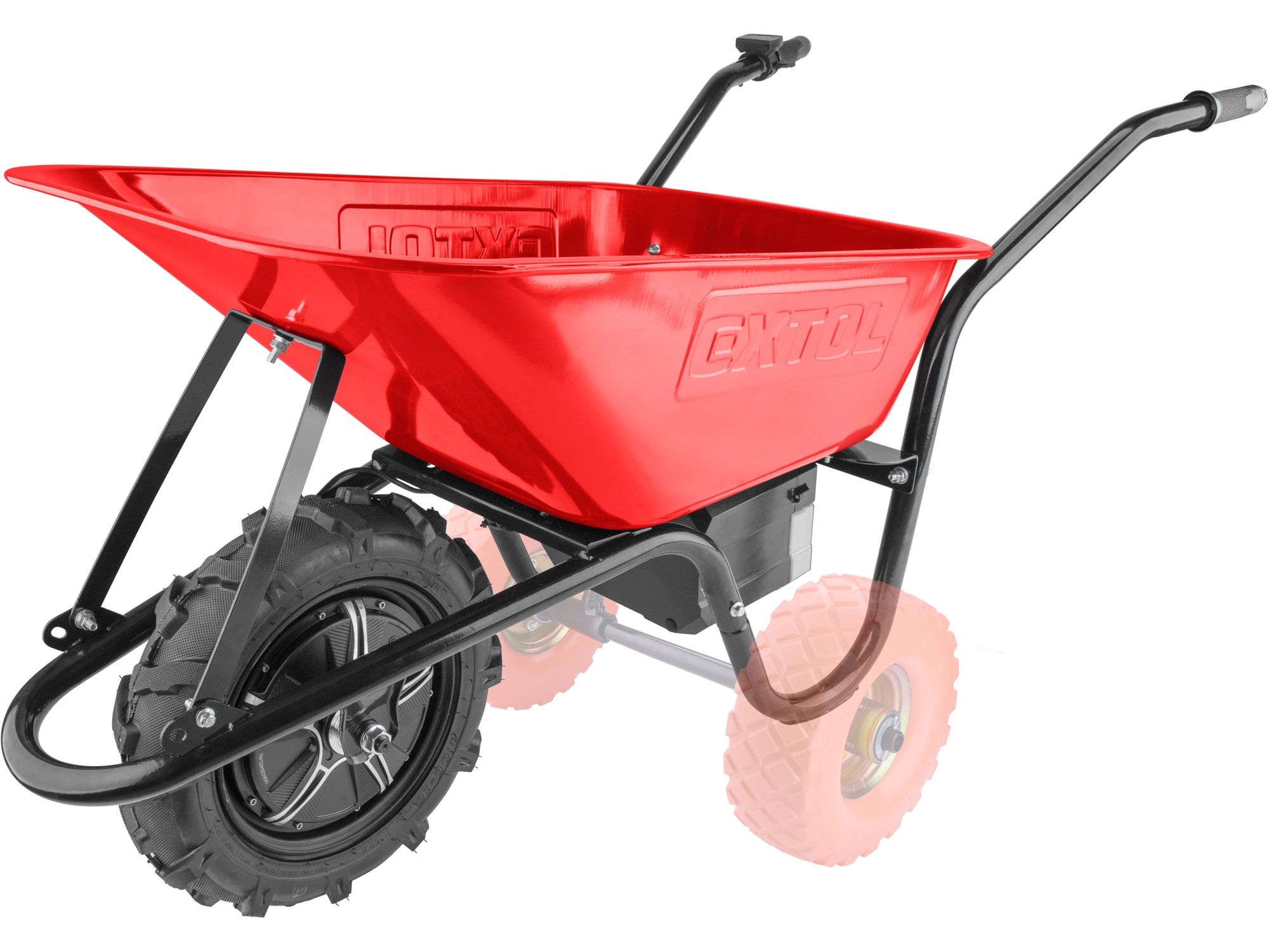 kolečko aku SHARE20V, 150kg, 80l, bez baterie a nabíječky - Obrázek 3