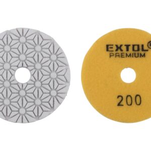 kotouč diamantový leštící na obklady, O100mm, P200, suchý zip